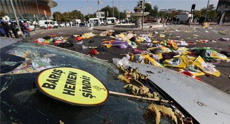 Ankarada terror aktında ölənlərin sayı 99 oldu